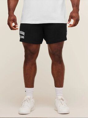 GymShark Black Lifting Mesh 5" Shorts in Medium